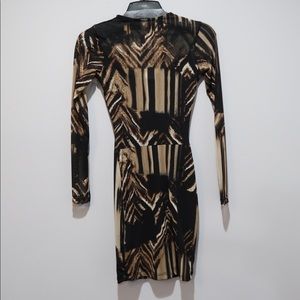 Abstract Slayin Mesh Mini Dress